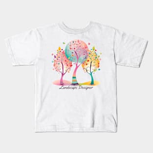 Landscape Designer and Trees Kids T-Shirt